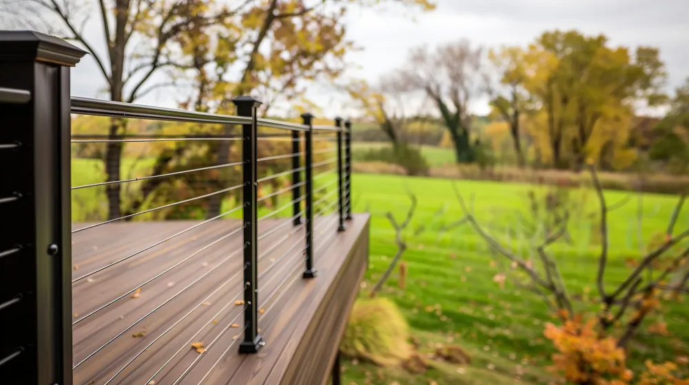 Garde-corps près de Sainte-Mère-Église